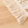 Yijia cotton and linen patchwork table flag, tassel lace, long strip dining table decoration fabric, festival and wedding decoration cover fabric, bed tail scarf Specification image